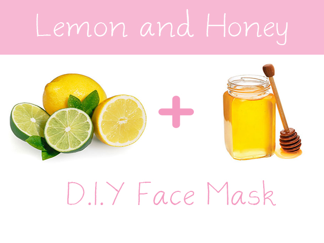 diy face mask honey lemon