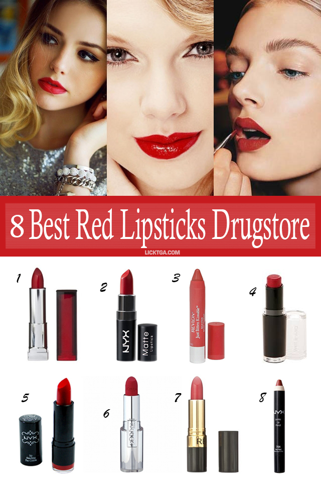 8ลิปสติกสีแดงสุดฮิต |Best red lipstick drugstore